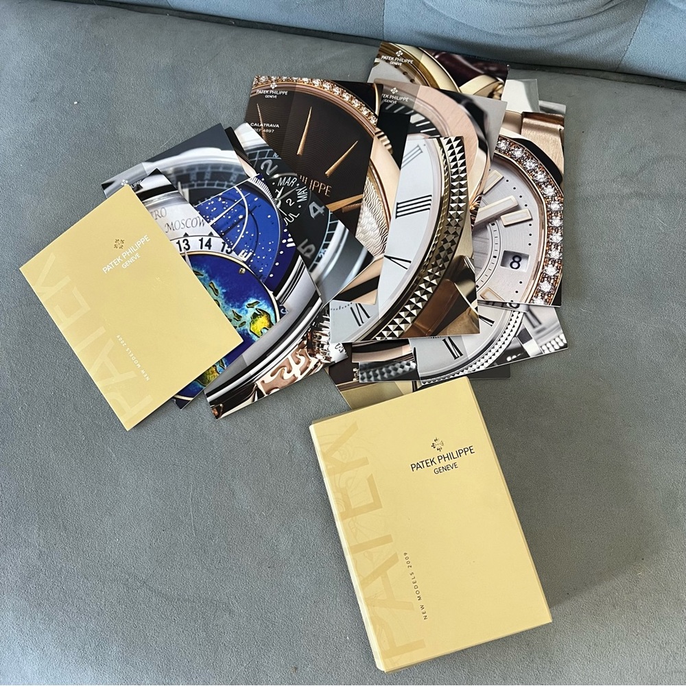 PATEK PHILIPPE New Models 2009 Set of 19 Cards 6x4.30x1.25 inches